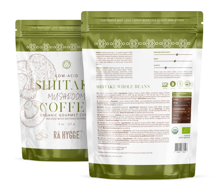 BIO Kawa z Shiitake - w ziarnach (100g)
